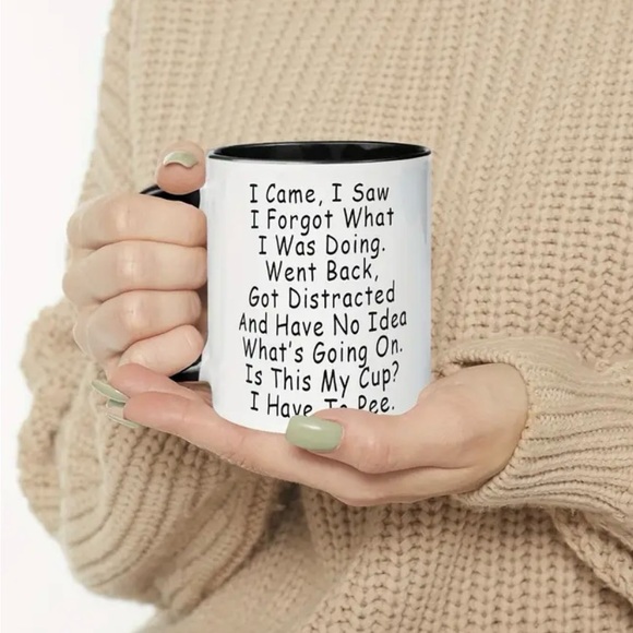 SARCASTIC COFFEE MUG “I CAME I SAW…” DOUBLE SIDED DISHWASHER/MICROWAVE SAFE - Picture 5 of 12